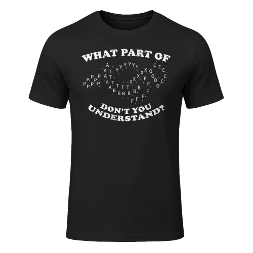 What Part of Dont You Understand Marching Band Music Grunge T Shirt MCB0333