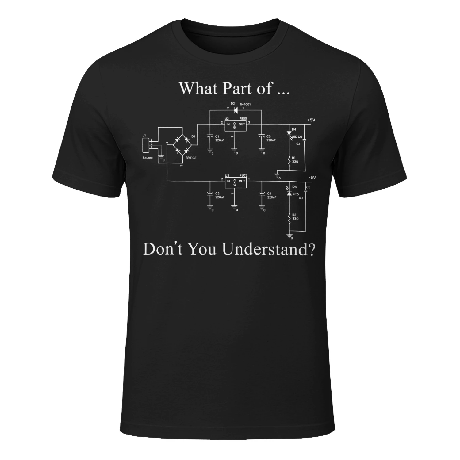 What Part Of Don’t You Understand Engineer Electrical Engineer T Shirt STE0680