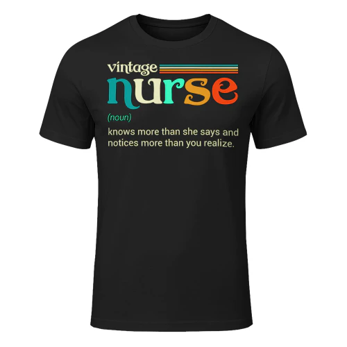 Vintage Nurse Definition Nursing T Shirt NUR0441