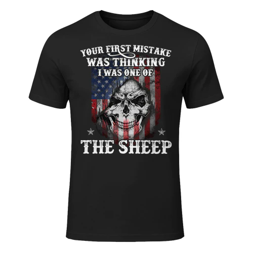 Your First Mistake Was Thinking I Was One Of The Sheep Gift Viking T Shirt VIK0514