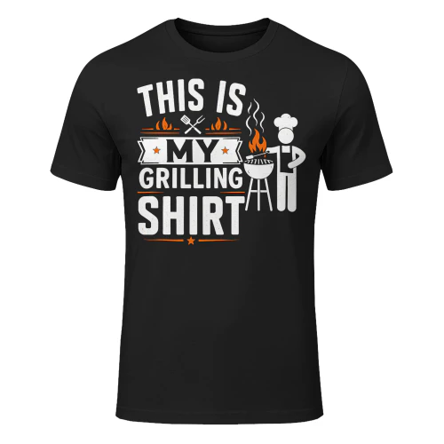 This Is My Grilling Shirt Funny Grill Master Pitmaster Chef BBQ T Shirt BBQ0027
