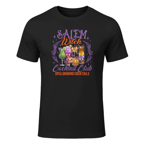 Salem Witch Cocktail Club Spellbinding Cocktails Witch T Shirt WIT0254