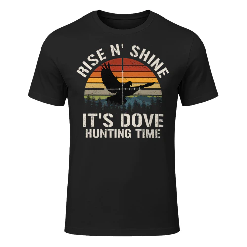 Vintage Sunset Dove Hunting Season Hunting T Shirt HUT0211