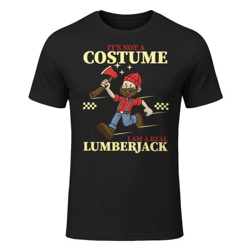 Lumberjack Costume Axe Men Arborist Wood Halloween Woodwork T Shirt LUB0210