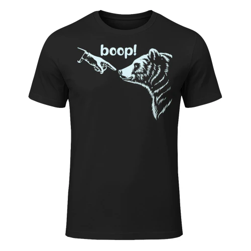 National Park Bear Boop Bear Nose Best Gift For Hunting Lover Hunting T Shirt HUT0185