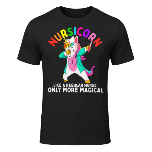 Unicorn Nurse Funny Nursicorn Rainbow Nursing Rn Gift Women Nursing T Shirt NUR0074