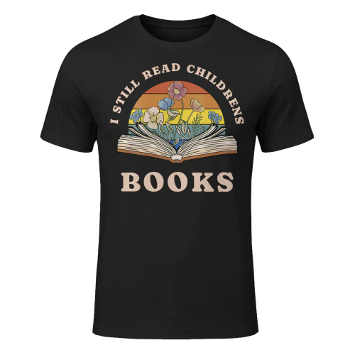 Womens I Still Read Childrens Books First Day Of School Teacher Vneck Read Books T Shirt REB0929