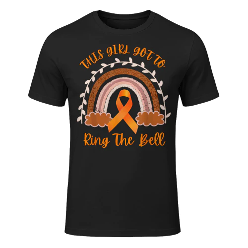 This Girl Got To Ring The Bell Leukemia Cancer Awareness T Shirt LEW0339