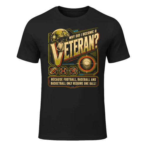 Why I Became Veteran T Shirt VET0094