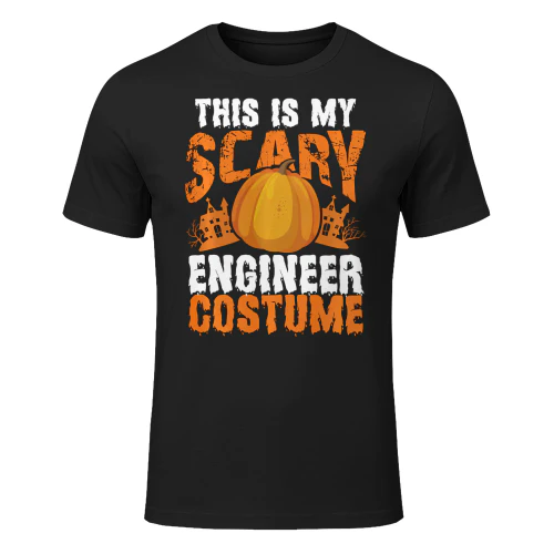 Technician Halloween Gift This Is My Scary Engineer Costume Engineer T Shirt STE0632
