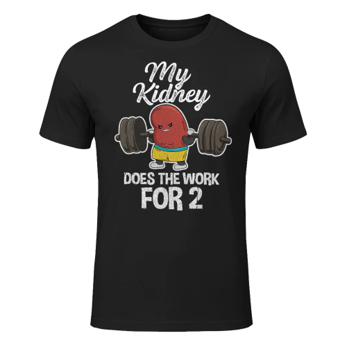 Organ Donation Design for a Kidney Donor T Shirt,Black,Small KIW0314
