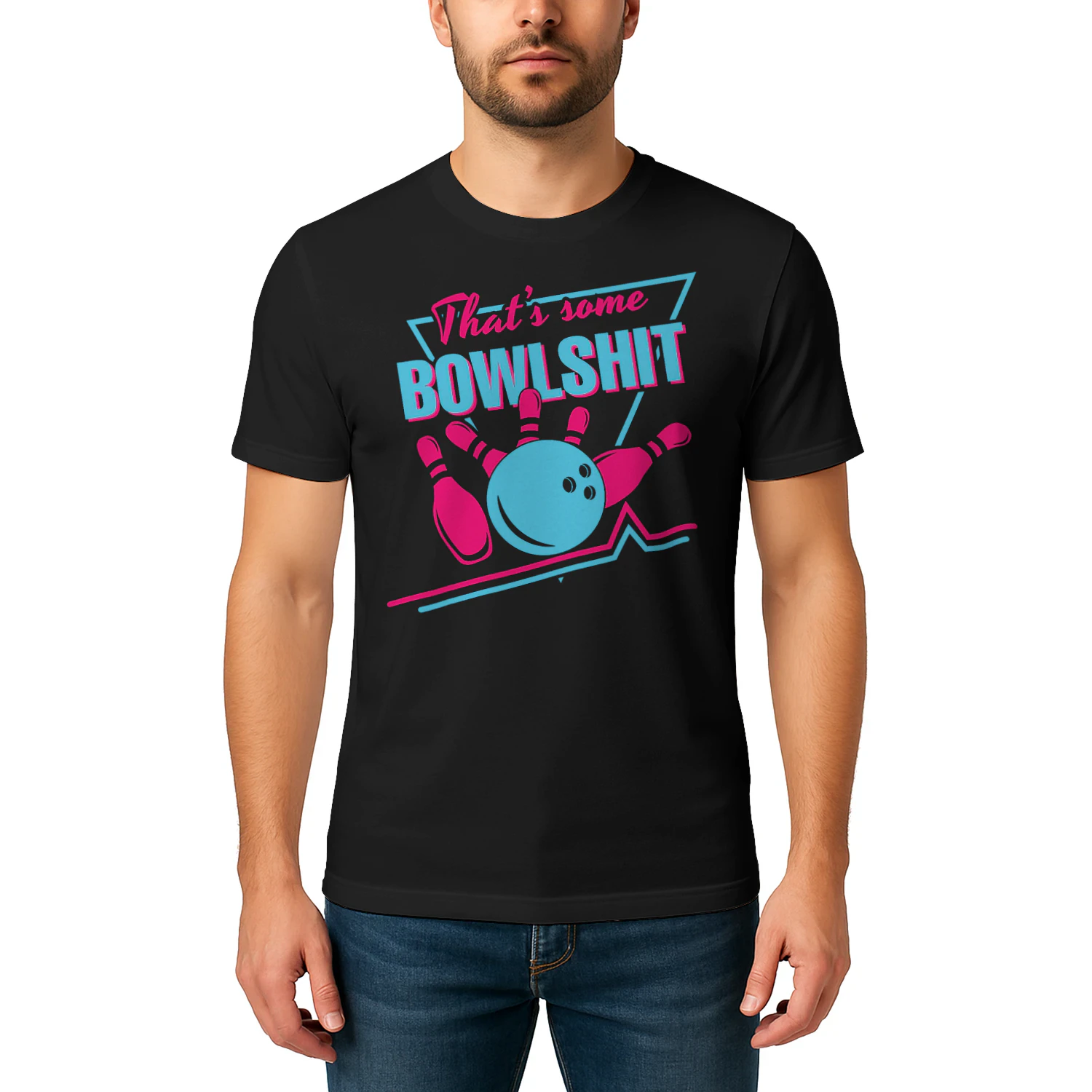 That Some Bowlshit Ball Pins Strike Spilt Funny Bowling Team T Shirt BOL1461