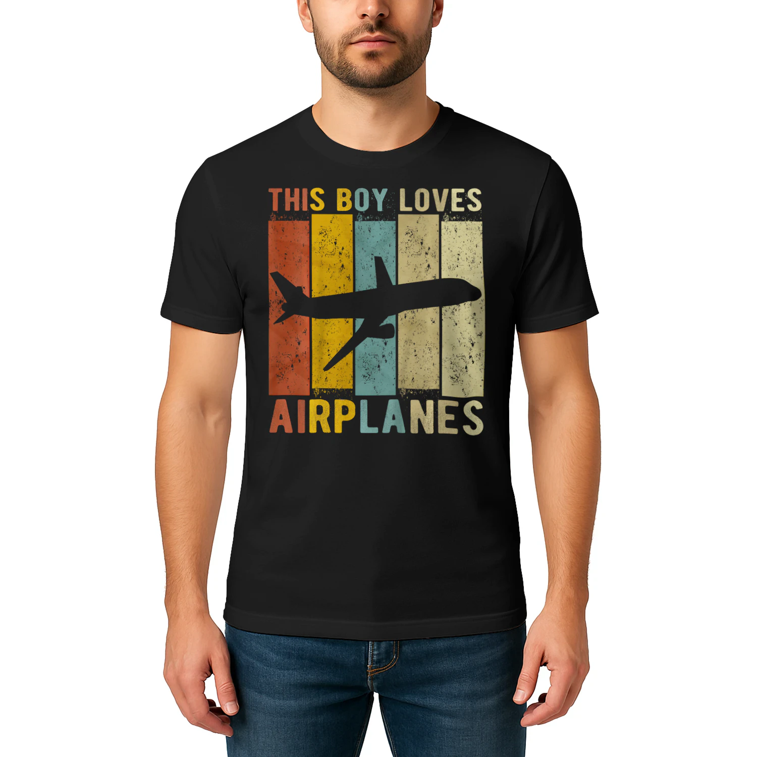 This Boy Loves Airplanes Boys Airplane Airplane T Shirt AIP0805
