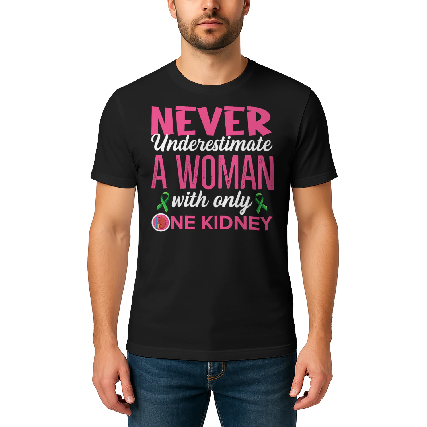 Organ Donation Quote for your Kidney Donor Wife T Shirt KIW0317