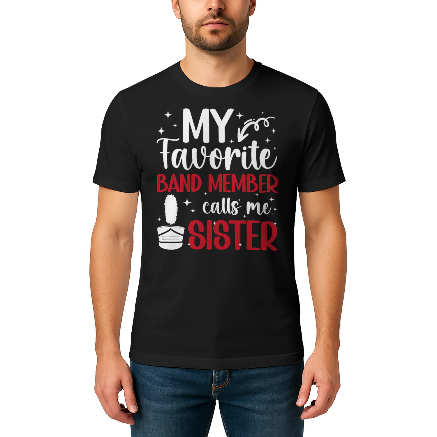 Marching Band Sister Proud Marching Band Sis T Shirt MCB0234