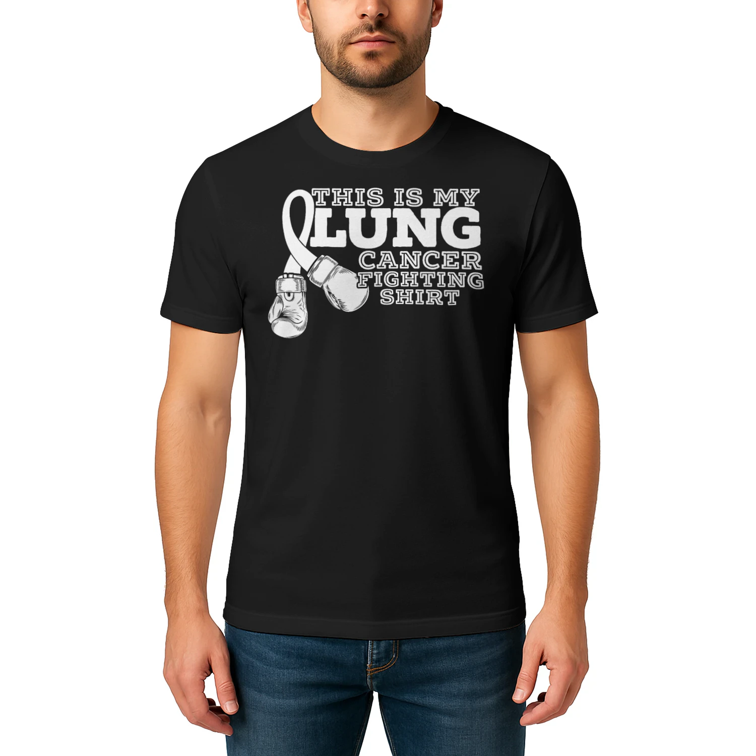 This Is My Lung Cancer Fighting Lung Cancer Awareness Lung Cancer T Shirt LUC0149