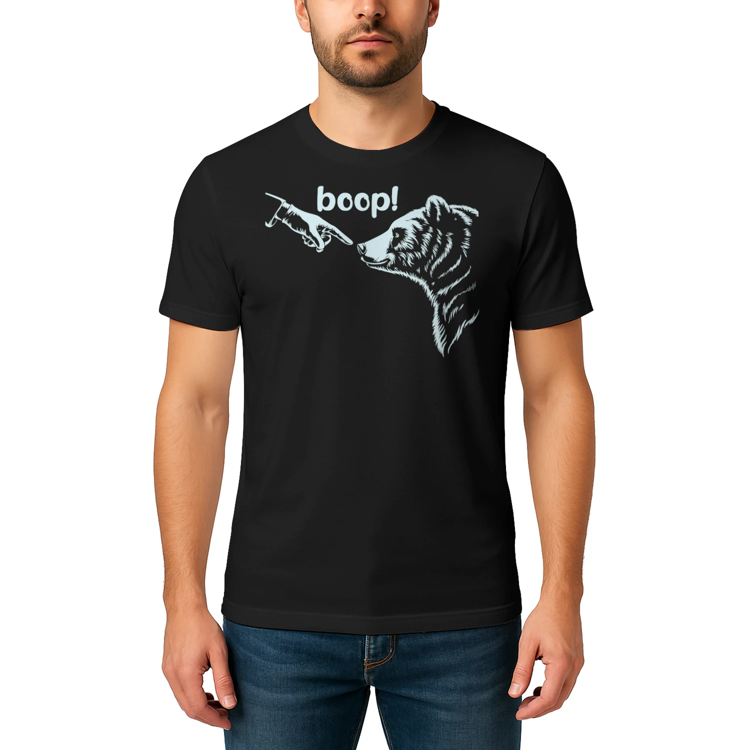 National Park Bear Boop Bear Nose Best Gift For Hunting Lover Hunting T Shirt HUT0185