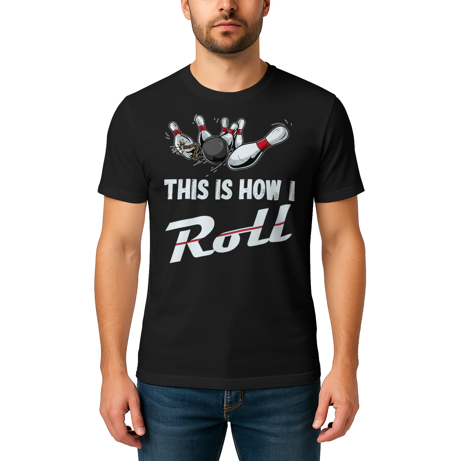 This Is How I Roll Funny Bowling Team Shirts Men Women Kids BOL1485