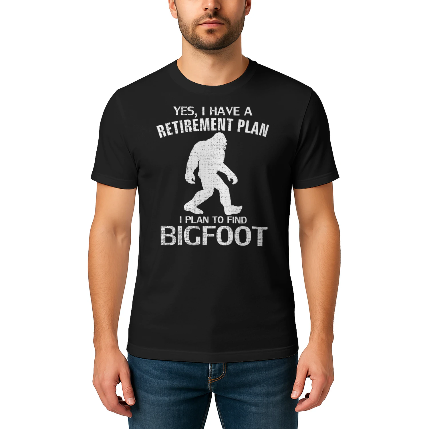 Yes I Do Have A Retirement Plan Bigfoot Funny Animal Gift Bigfoot T Shirt STB0521