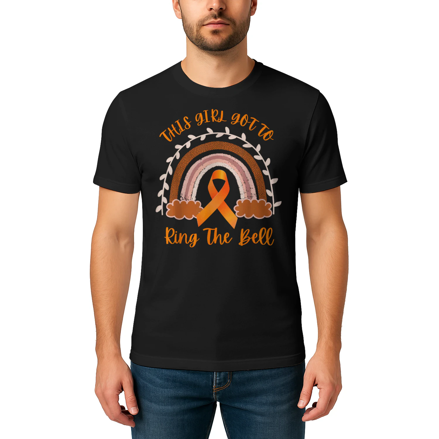 This Girl Got To Ring The Bell Leukemia Cancer Awareness T Shirt LEW0339