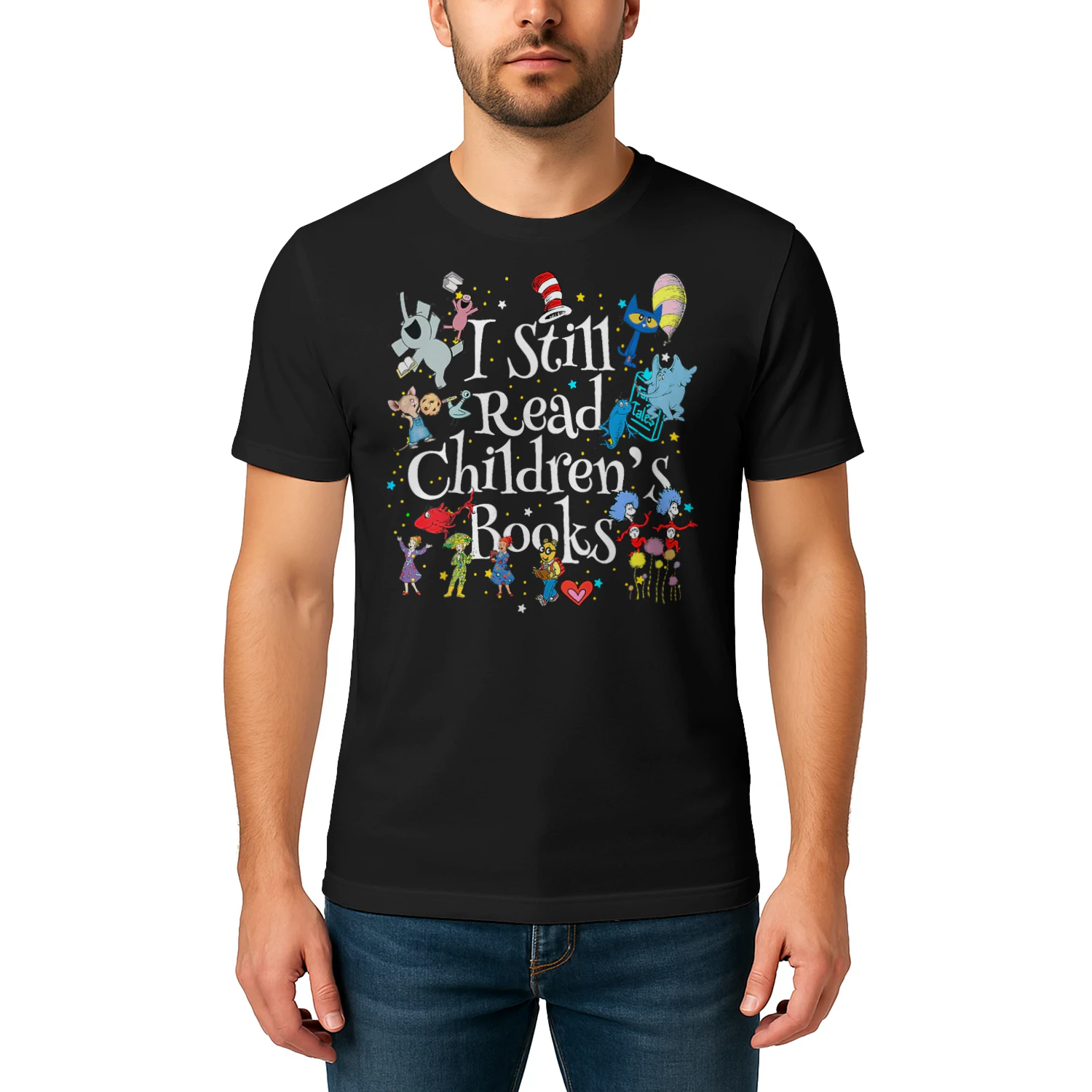 Womens I Still Read Childrens Books First Day Of School Kid Reading Vneck Read Books T Shirt REB0928
