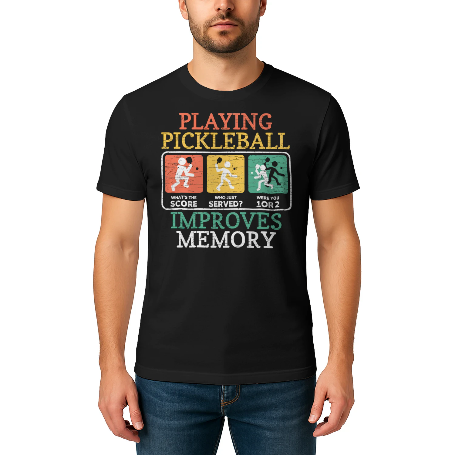 Playing Pickleball Improves Memory Pickleball Pickleball T Shirt (3) PIK0289