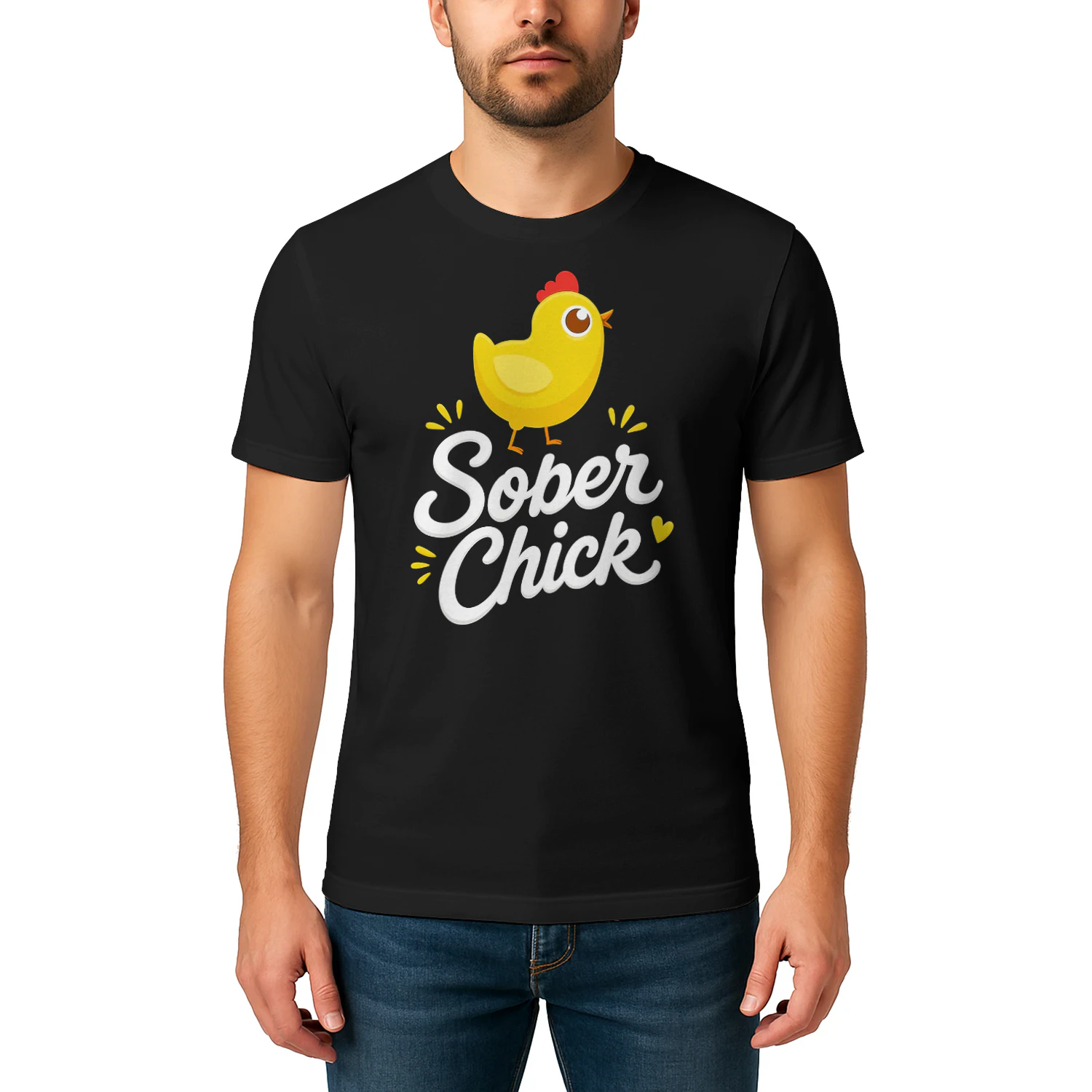 Recovery Sobriety Sober Life Cute Chicken Funny Sobriety T Shirt SOB0039