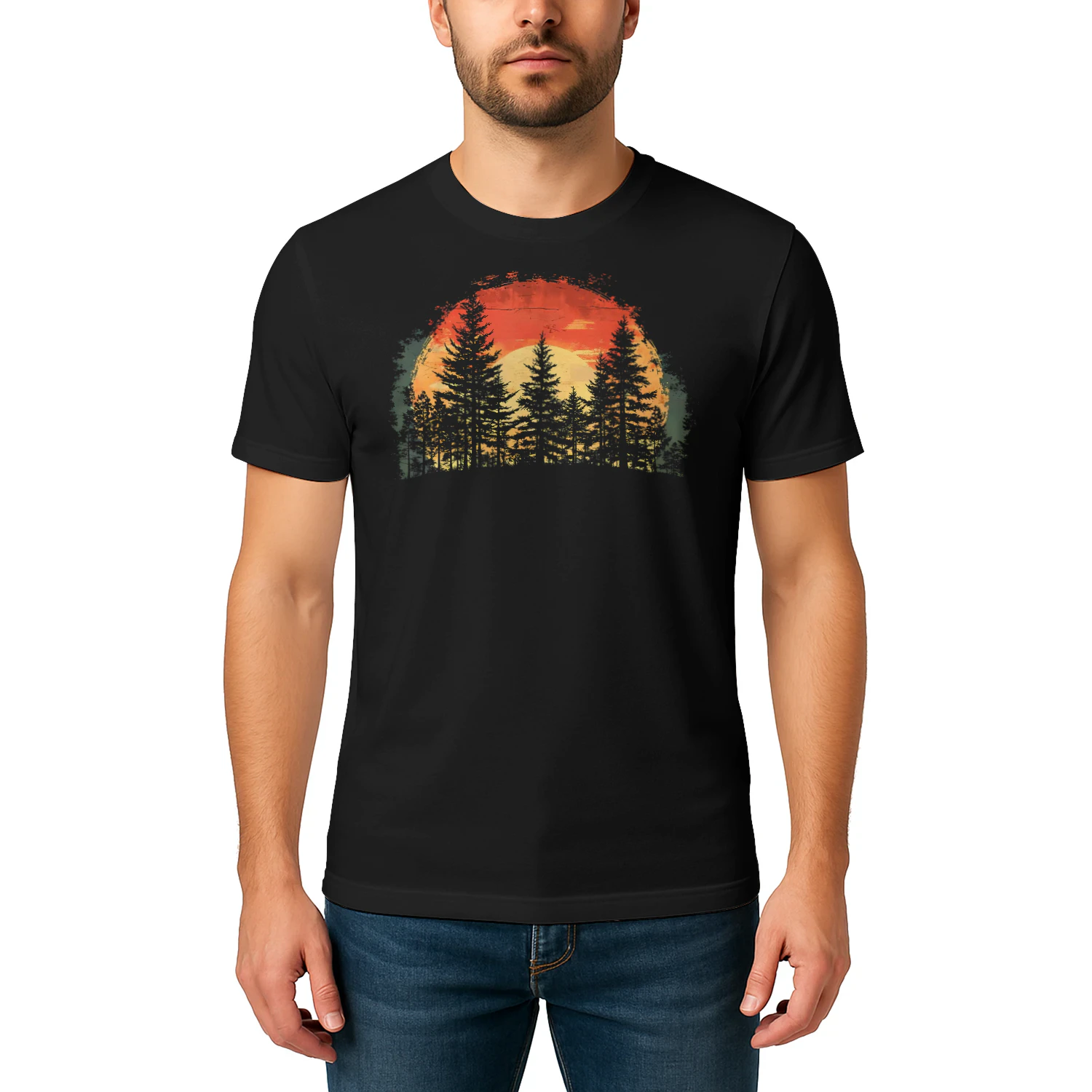 Outdoor Tree Nature Lover Wildlife Retro Best Gift For Hunting Lover Hunting T Shirt HUT0186