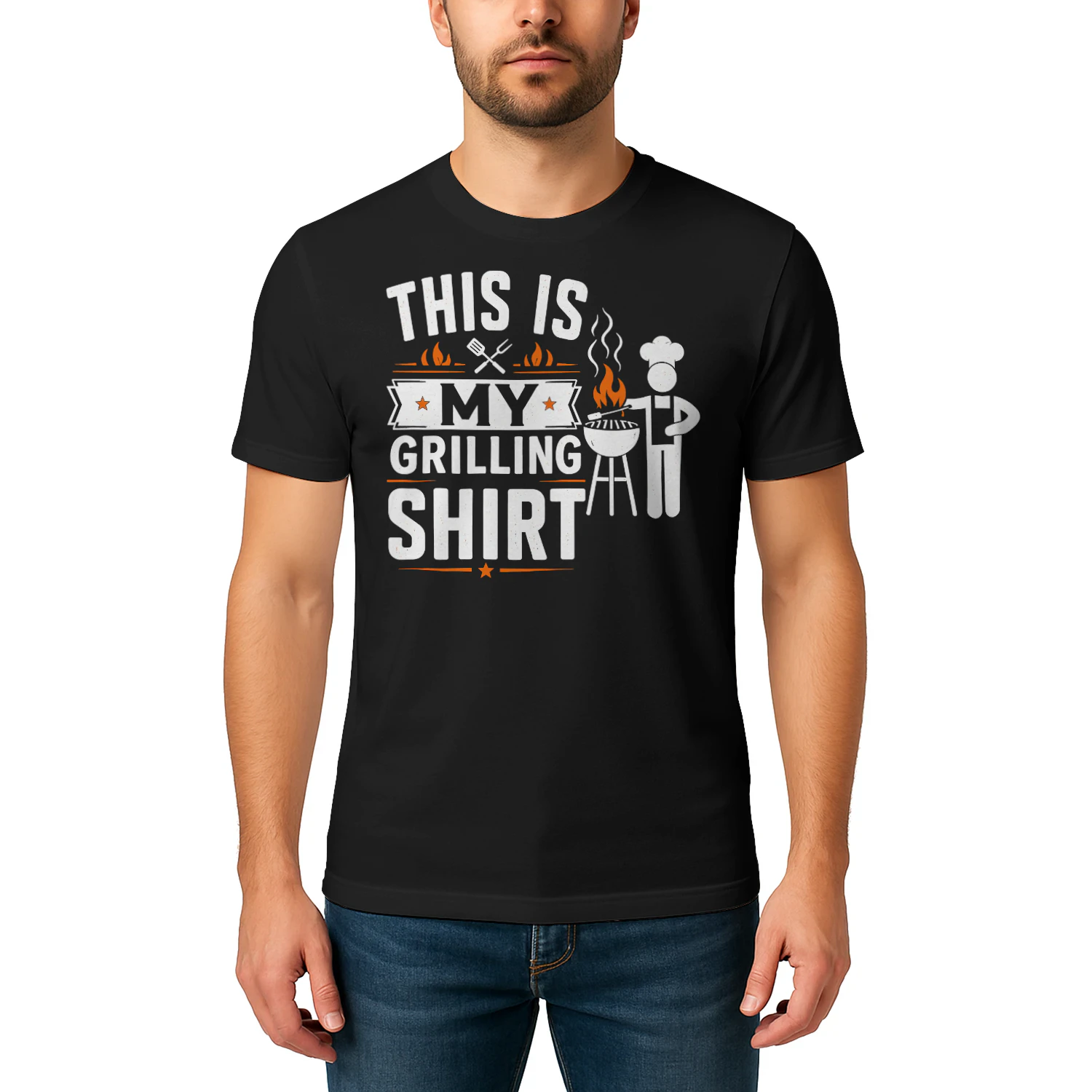 This Is My Grilling Shirt Funny Grill Master Pitmaster Chef BBQ T Shirt BBQ0027