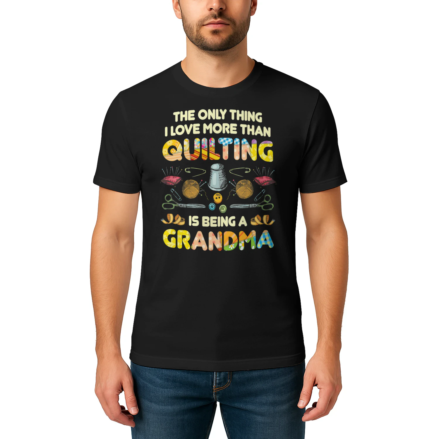 Womens Quilting Sewing Machine Funny Sew Grandma Sewer Quilter V Neck T Shirt SEQ0881