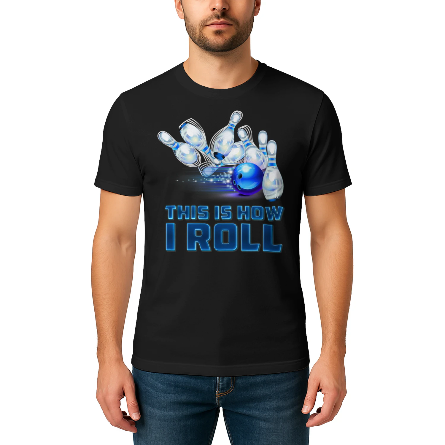 This Is How I Roll Bowling T Shirt BOL1483