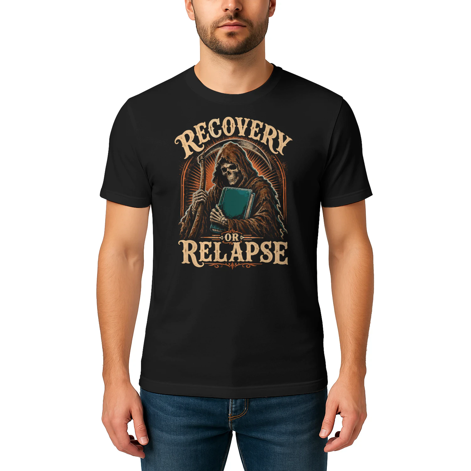 Recovery Or Relapse Sober Na Aa Sobriety T Shirt SOB0038