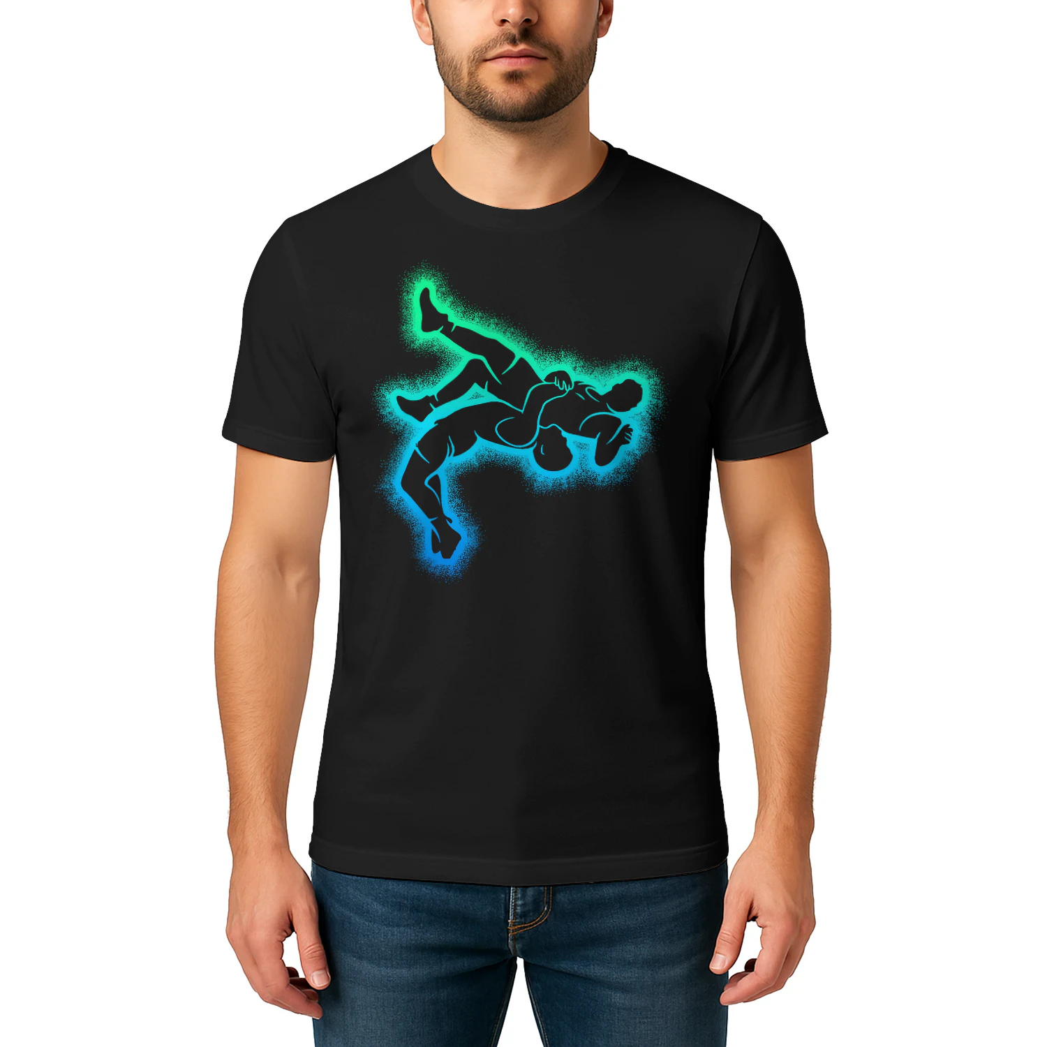 Wrestling Wrestler Boys Men Wrestling T Shirt WRT0592