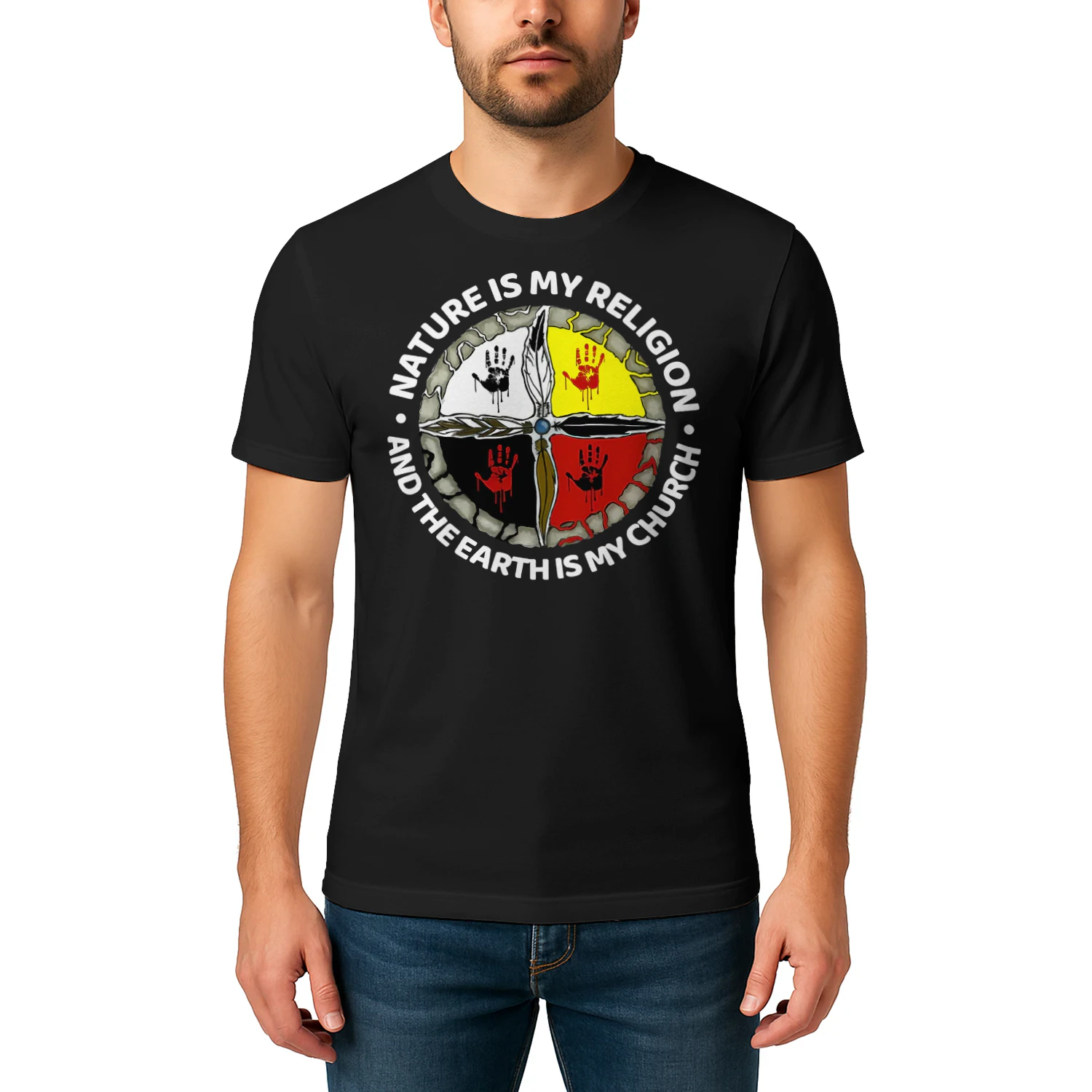 Nature Is My Religion Native American Native American T Shirt NTA0391