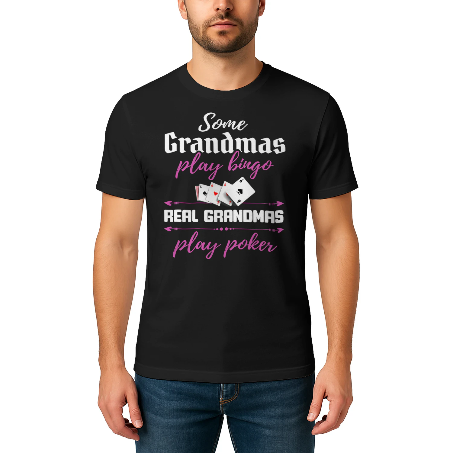 Poker Grandma Shirt Funny Poker Playing Grandmother Gift Poker T Shirt POK0366