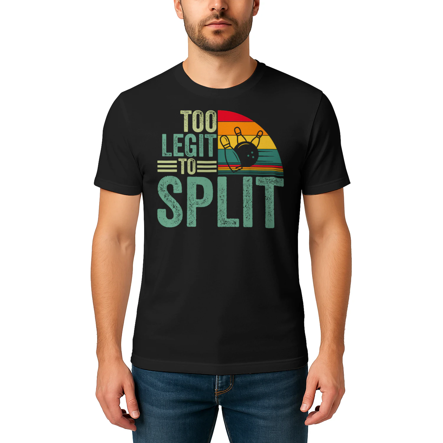 Too Ligit To Split, Funny Bowlers & Bowling Player BOL1499