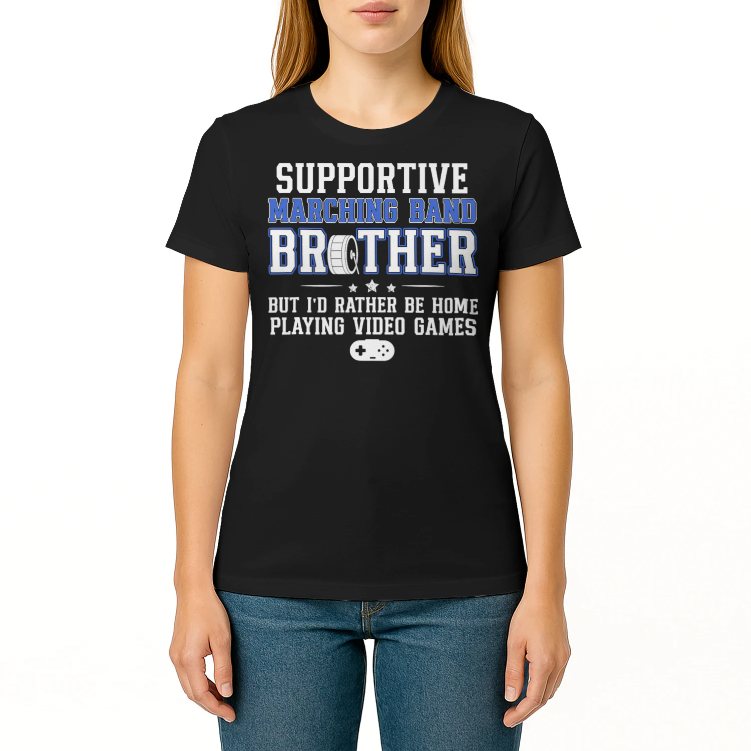 Supportive Marching Band Brother Funny Marching Band Bro T Shirt MCB0307