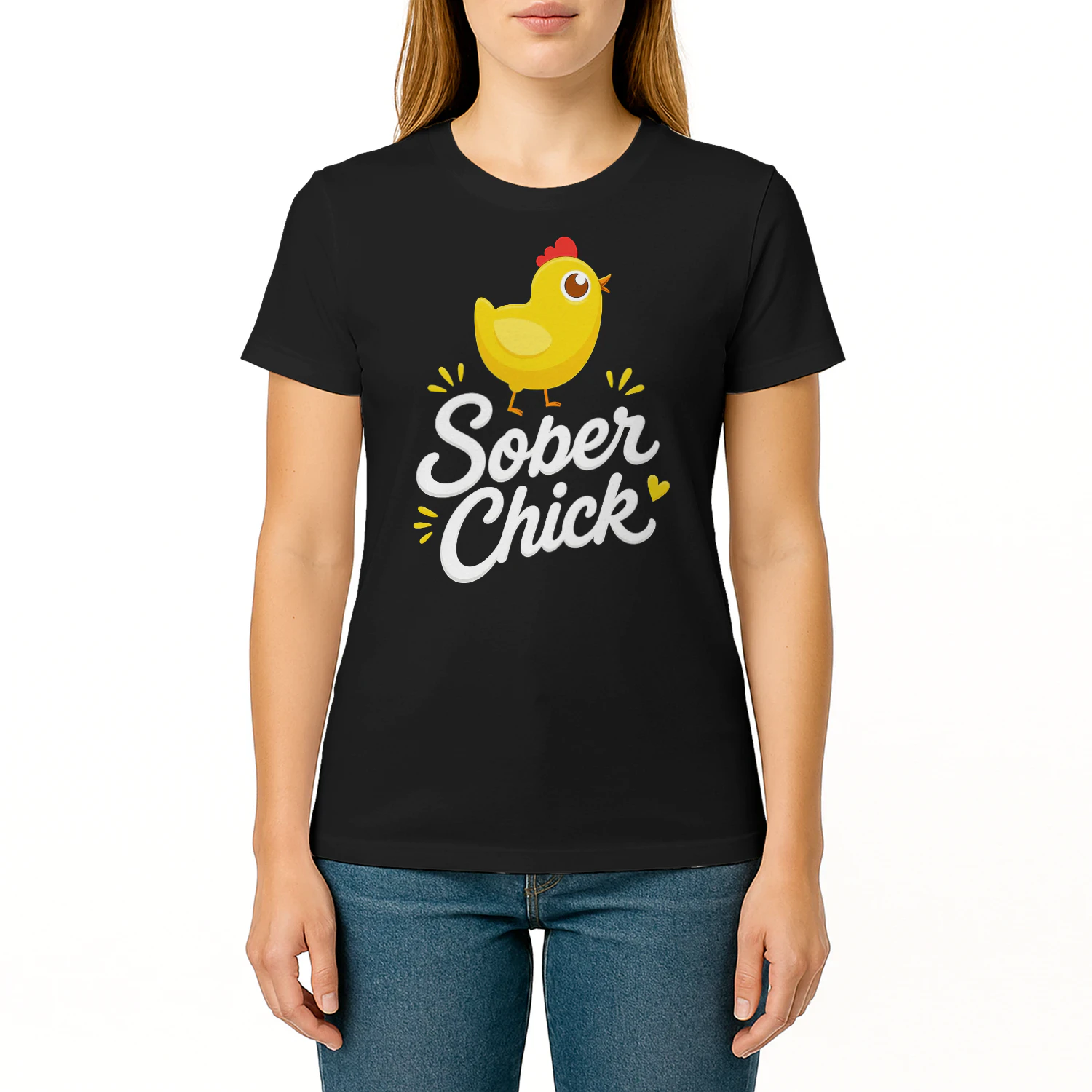 Recovery Sobriety Sober Life Cute Chicken Funny Sobriety T Shirt SOB0039