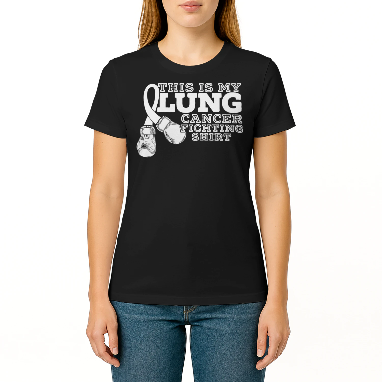 This Is My Lung Cancer Fighting Lung Cancer Awareness Lung Cancer T Shirt LUC0149