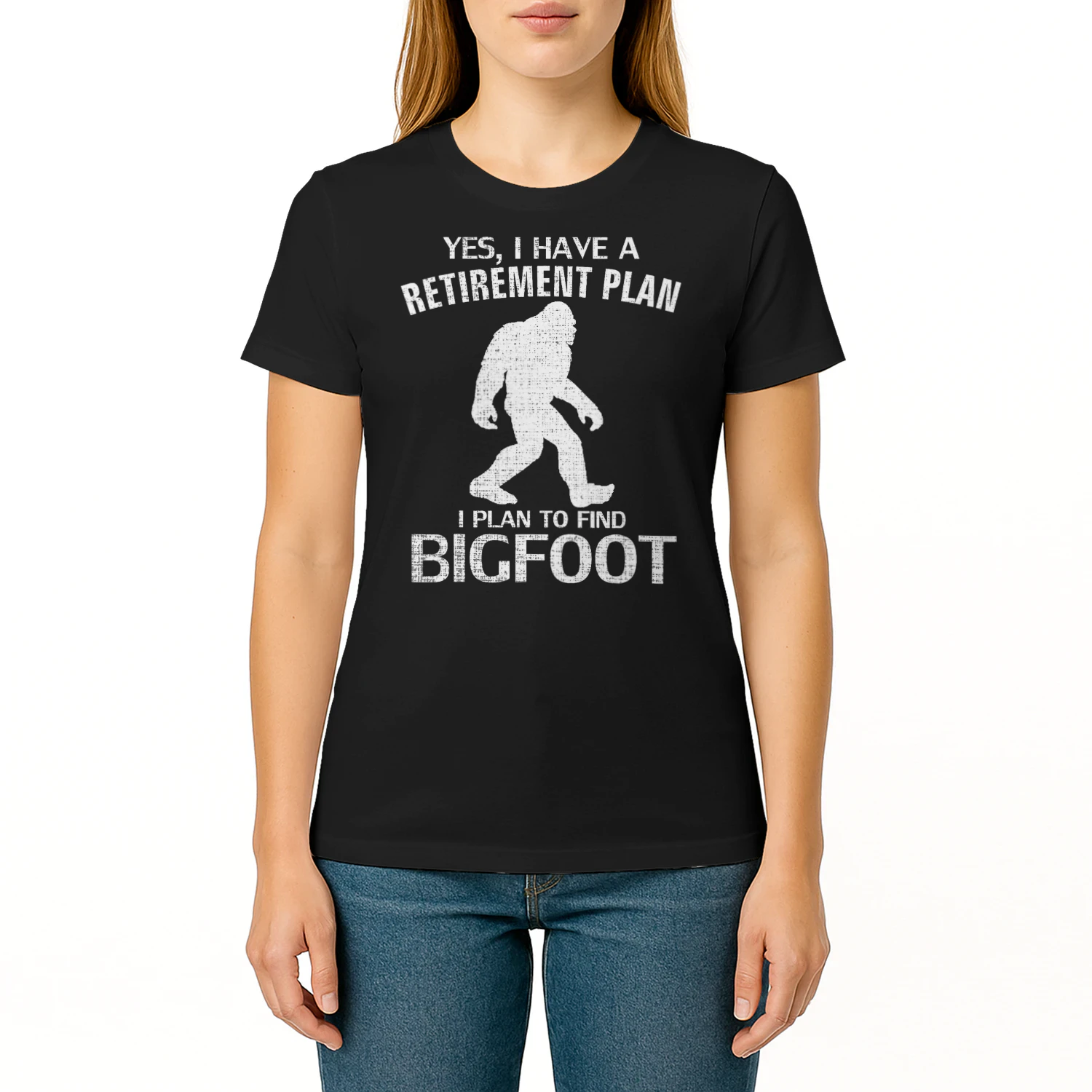 Yes I Do Have A Retirement Plan Bigfoot Funny Animal Gift Bigfoot T Shirt STB0521