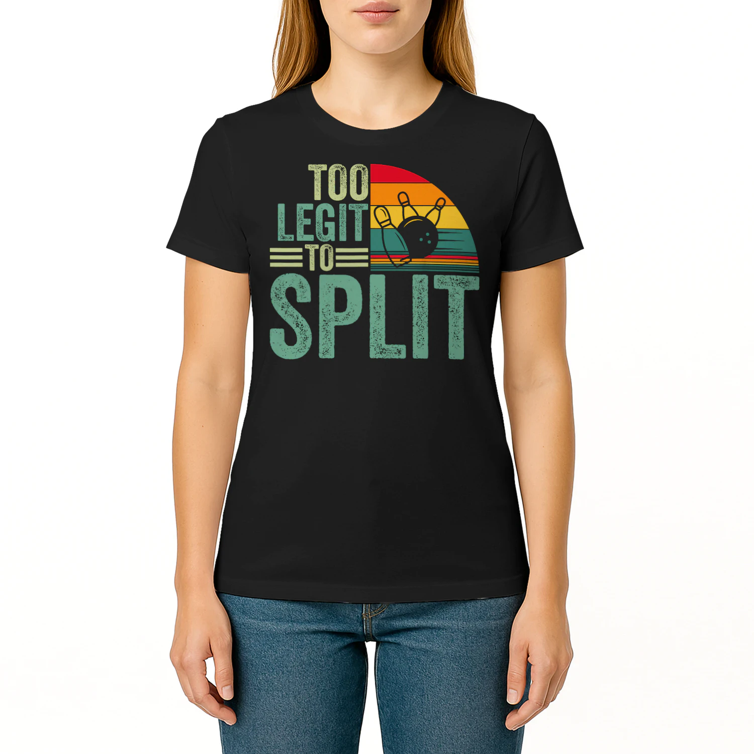 Too Ligit To Split, Funny Bowlers & Bowling Player BOL1499