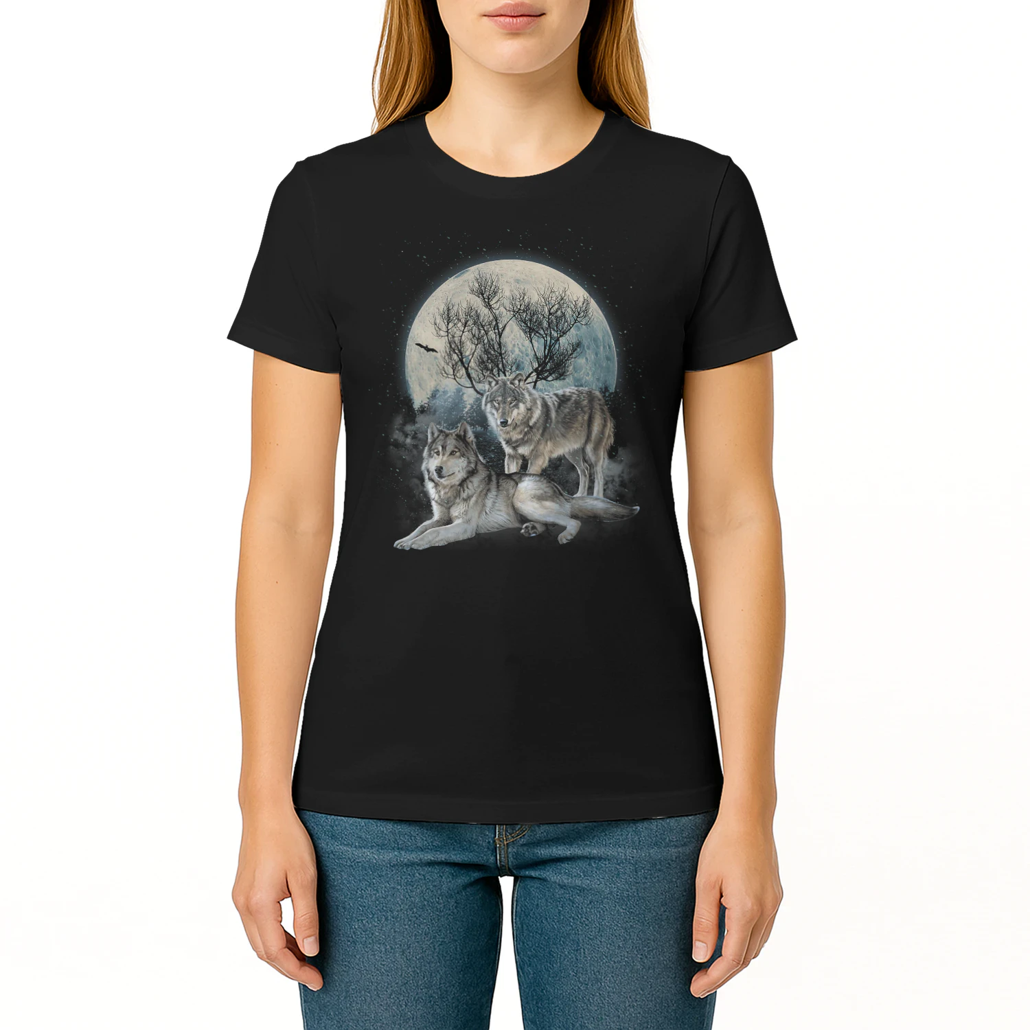 The Mountain Wolf Native American Wolf Wolves Lover NA T Shirt NTA0583