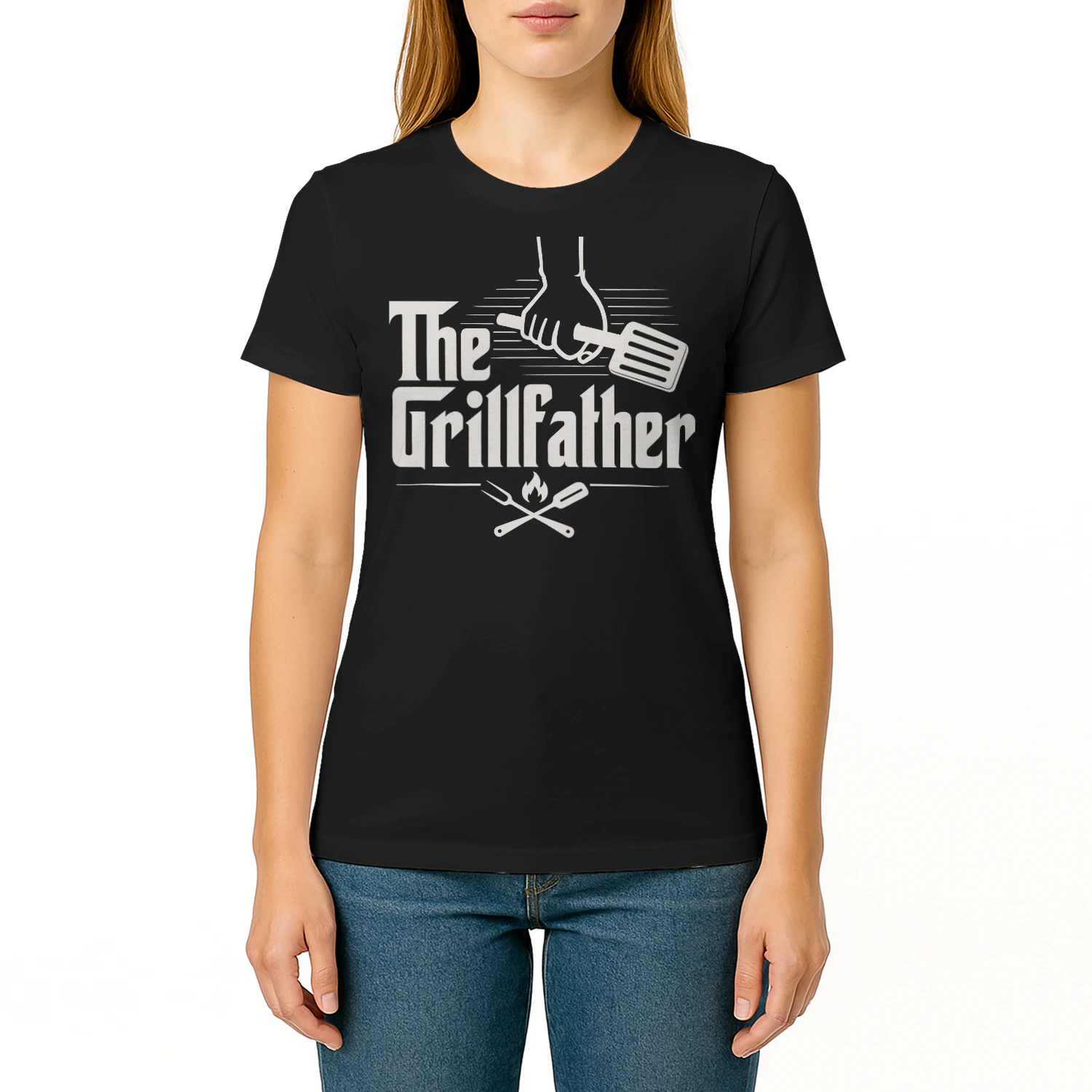 The Grillfather Funny Barbecue Grill Master Pitmaster BBQ T Shirt BBQ0025