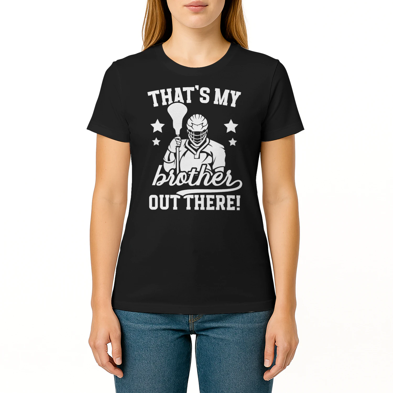 Thats My Brother Lacrosse Brother Of A Lacrosse Player Bro Lacrosse T Shirt LAR0464