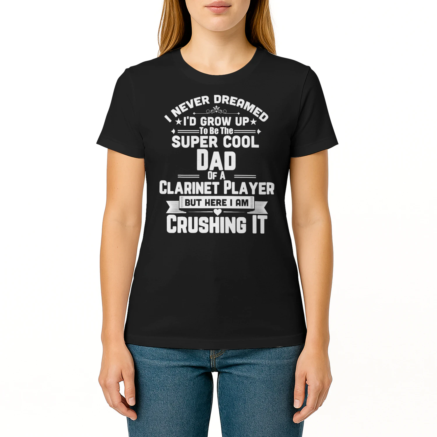 Super Cool Dad Of A Clarinet Player T Shirt Marching Band T Shirt MCB0304