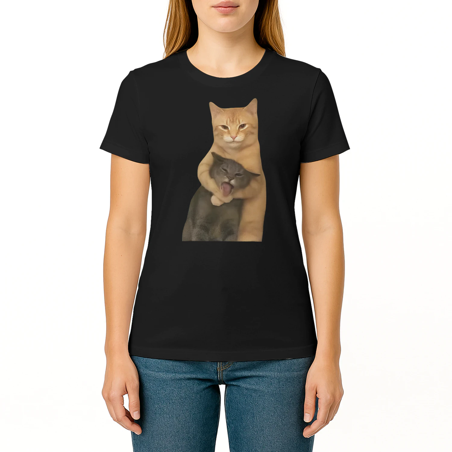 Fighting Cat Memes T Shirt CAT0694