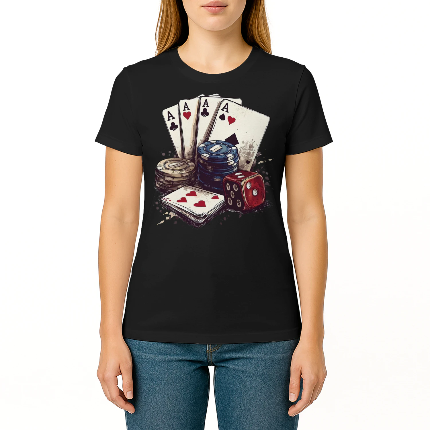Poket Funny Retro Casino Bach Trip Best Gift For Poker Lover Poker T Shirt POK0210