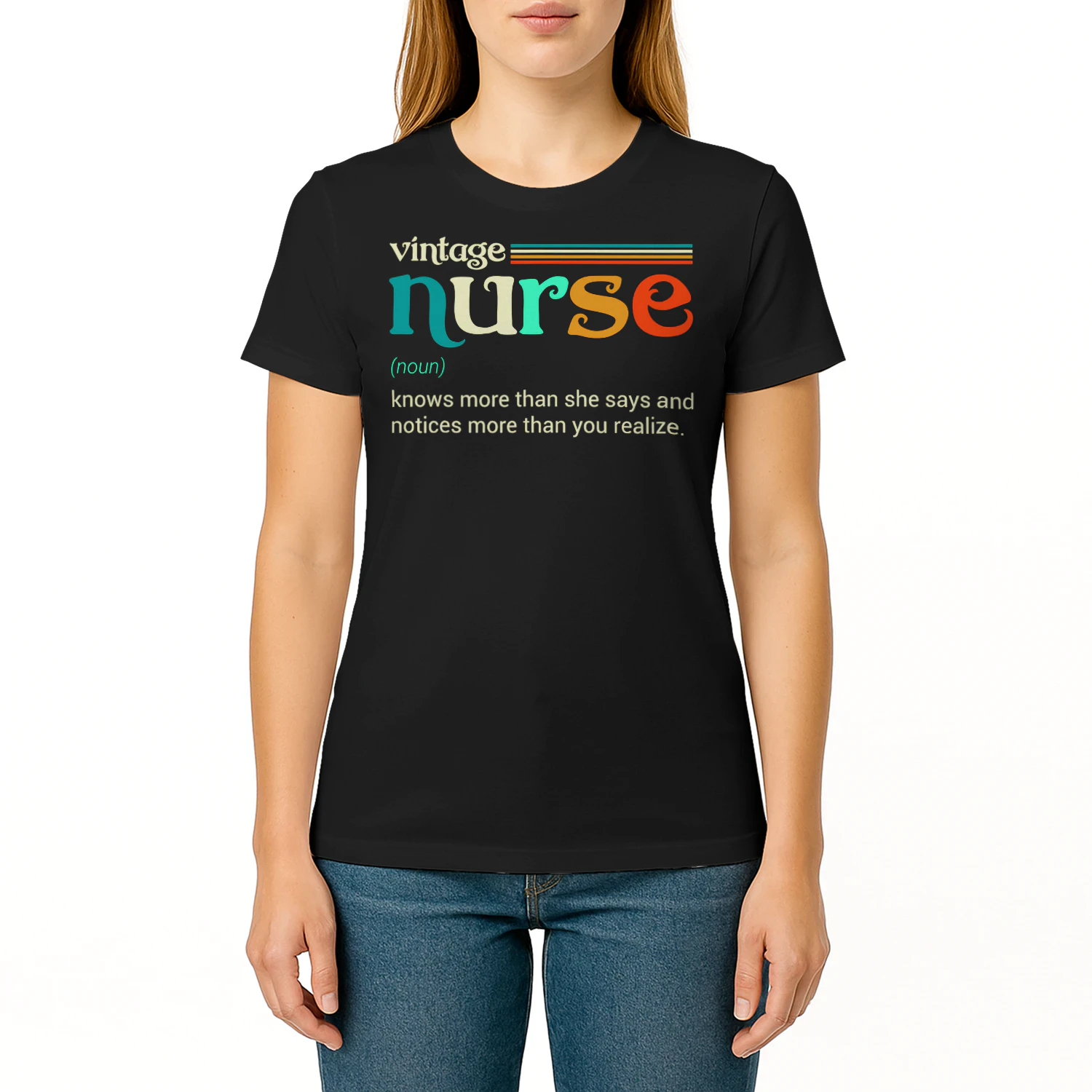 Vintage Nurse Definition Nursing T Shirt NUR0441