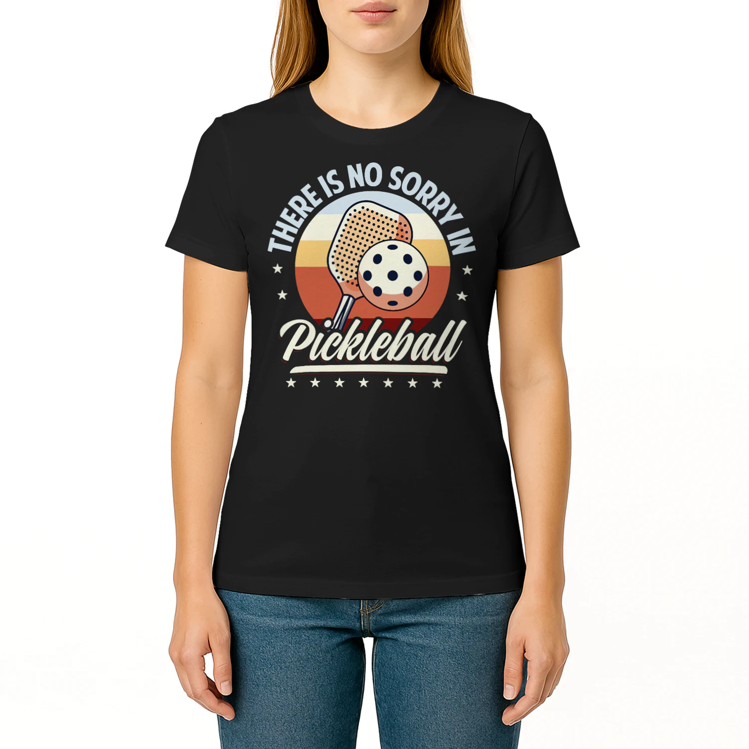 There Is No Sorry In Pickleball Outfit Funny Saying Pickleball T Shirt PIK0322