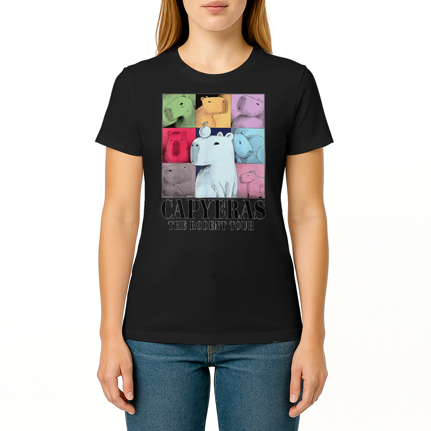 Capybara The Rodents Capy Tour Meme Graphic Summer T Shirt CAB0290